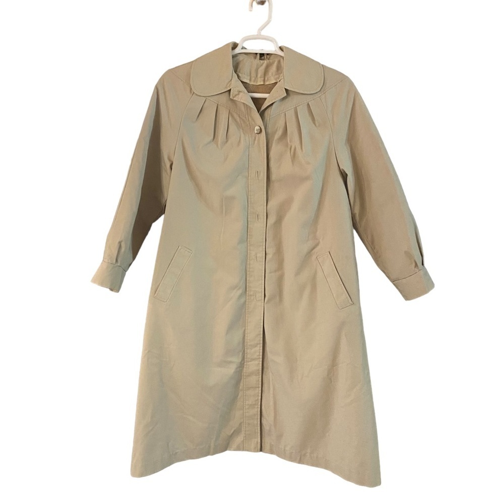 Vintage Removable Lining Trench Coat Size 14